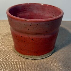 New Handcrafted Salmon Colour Pottery Pot